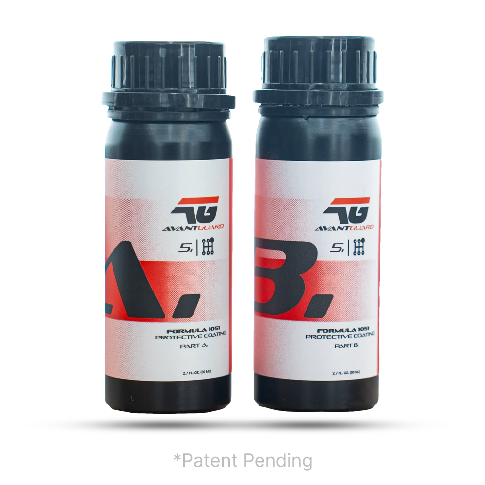 Official Avant Guard Formula 1051 two-part product bottles